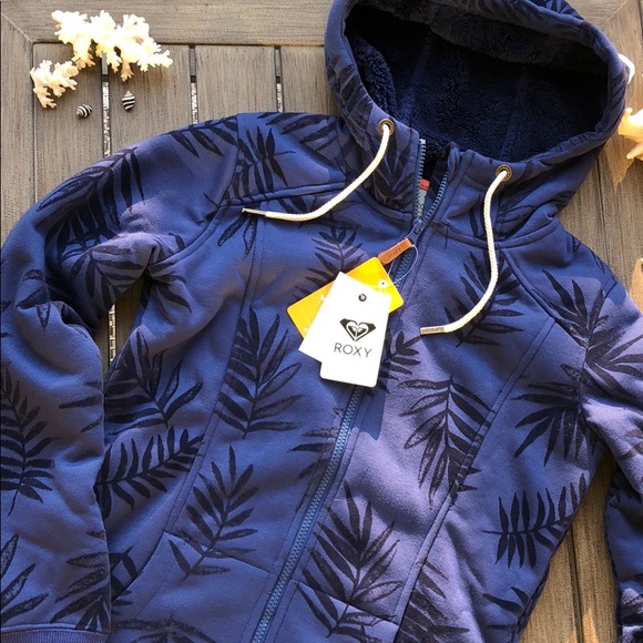 🌴🔆ROXY- FROST PRINTED ZIP UP HOODIE SWEATER🔆🌴 - Picture 14 of 16